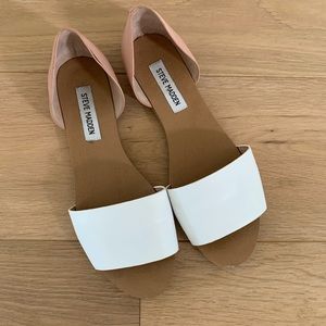 Two tone sandals